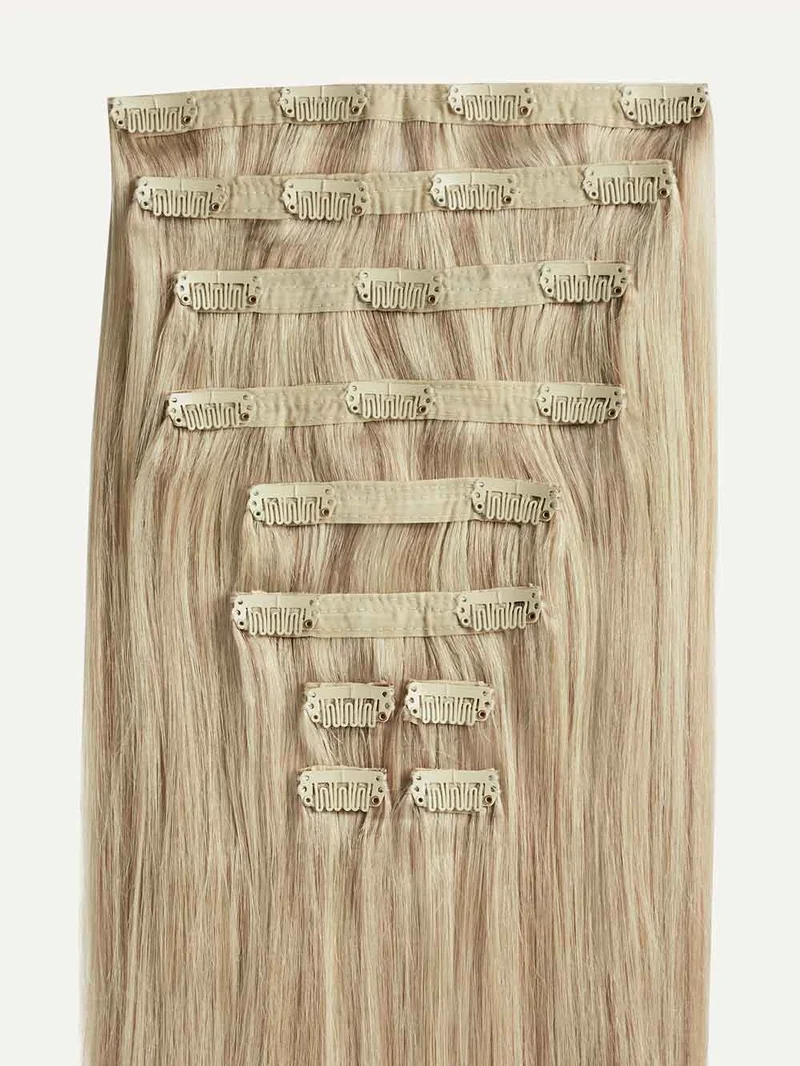 20" Classic Dimensional Beige Blonde Clip-Ins (160g)