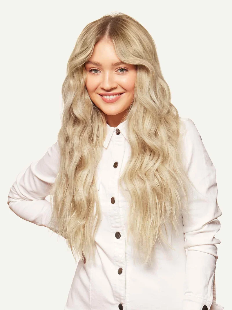 20" Classic Dimensional Beige Blonde Clip-Ins (160g)