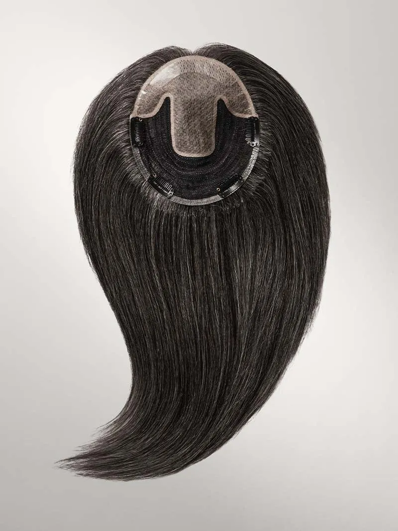 14" Dark Gray Hair Topper & 12” Halo® Bundle (215g)