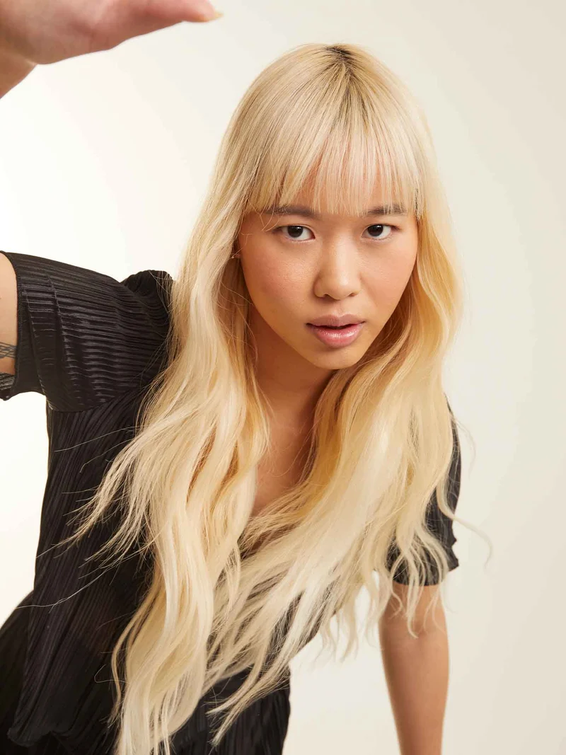 20" Platinum Blonde Halo® Hair Extensions (180g)