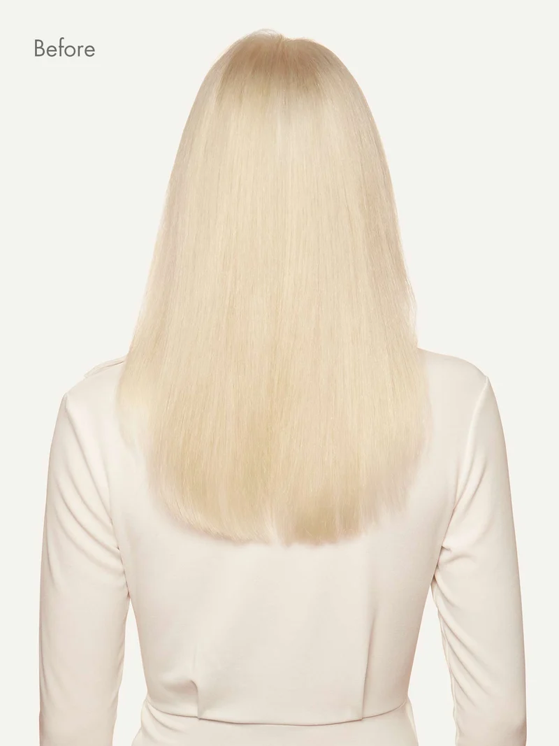 20" Platinum Blonde Halo® Hair Extensions (180g)