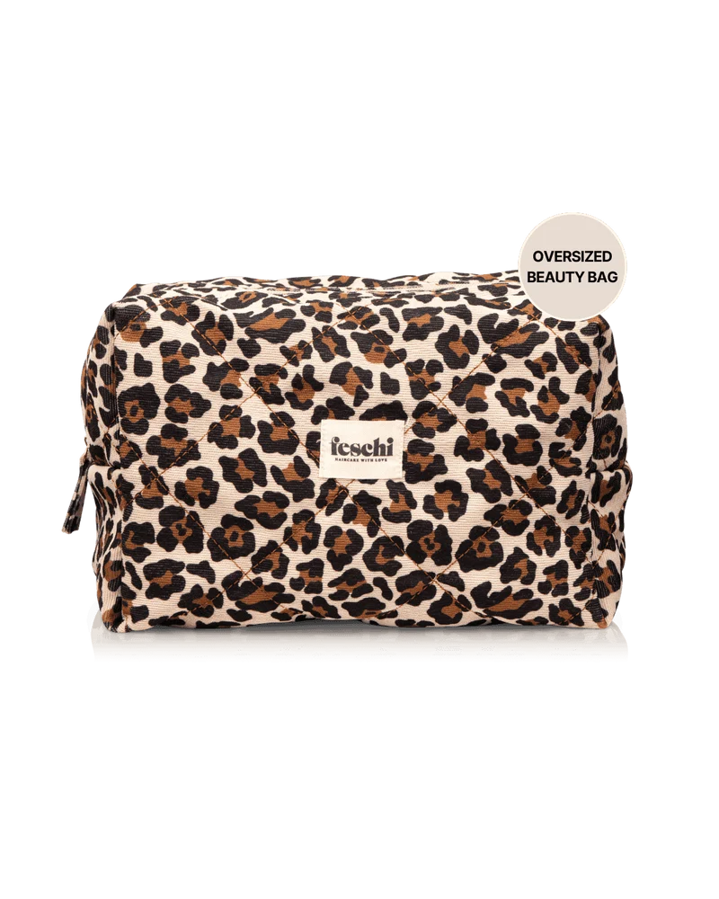 Beauty Bag Set Leopard