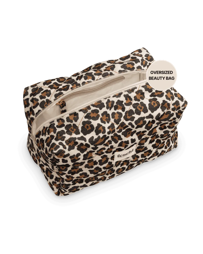 Beauty Bag Set Leopard