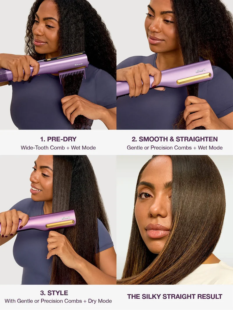 SilkiPro Straight - Plum Satin
