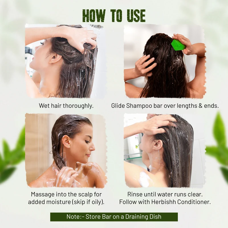 Teebaum- und Minz-Shampoo-Riegel -Herbishh