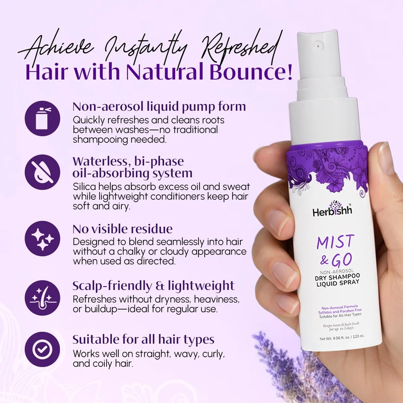 Mist & Go Trockenshampoo | Herbishh