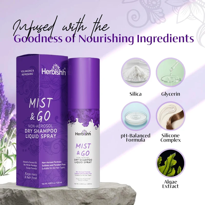 Mist & Go Trockenshampoo | Herbishh