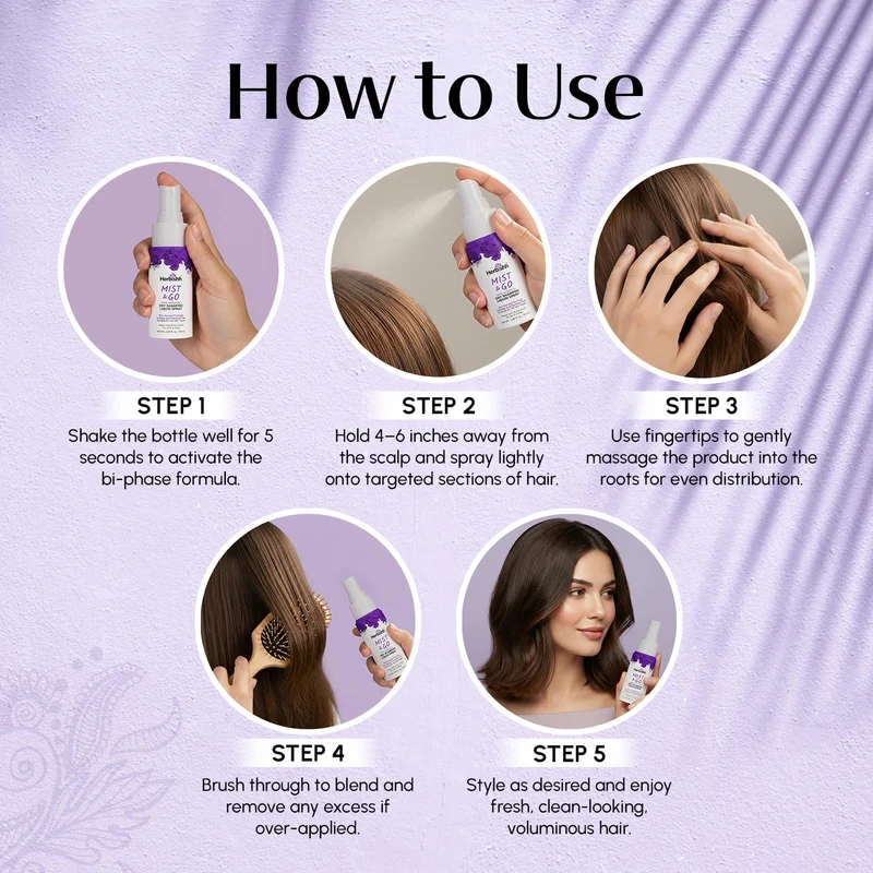 Mist & Go Trockenshampoo | Herbishh
