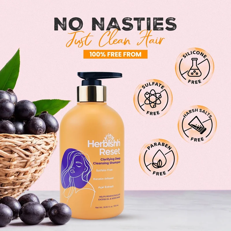 Tiefenreinigendes Shampoo - Herbishh