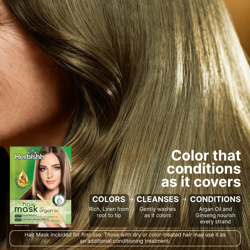 Linen Haarfarben-Shampoo - Herbishh