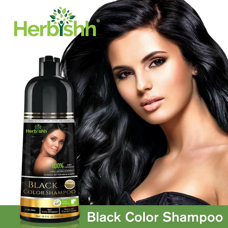 Shampoo für schwarze Haarfarbe – Herbishh