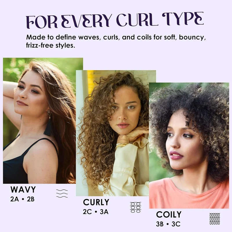 Just Curls Schwereloses Haarmousse-Herbishh