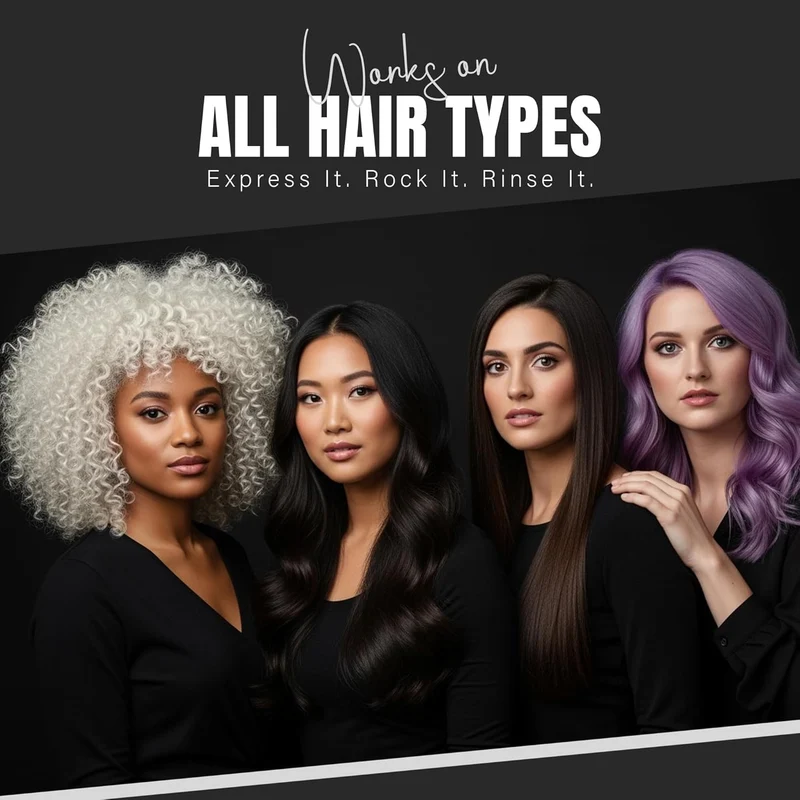 Koloret Temporäre Haarfarbe Spray Pastell Silber - Herbishh