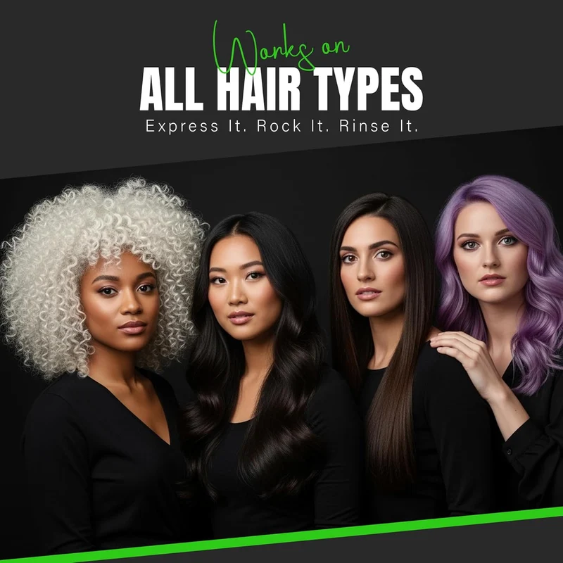 Koloret Temporäres Haarfarbenspray Mintgrün - Herbishh