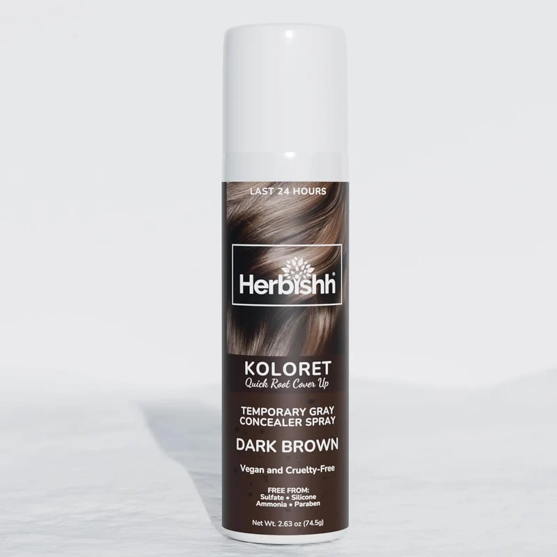 Koloret Quick Root Touch Up Haarfarbenspray Dunkelbraun - Herbishh