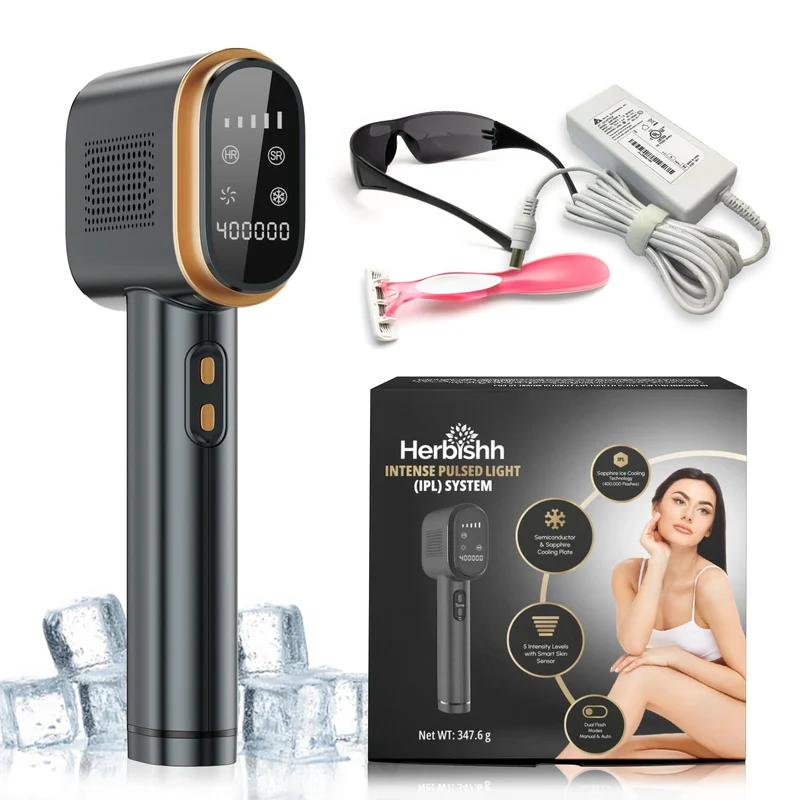 Herbishh IPL-Laser-Haarentfernungsgerät - Schwarz