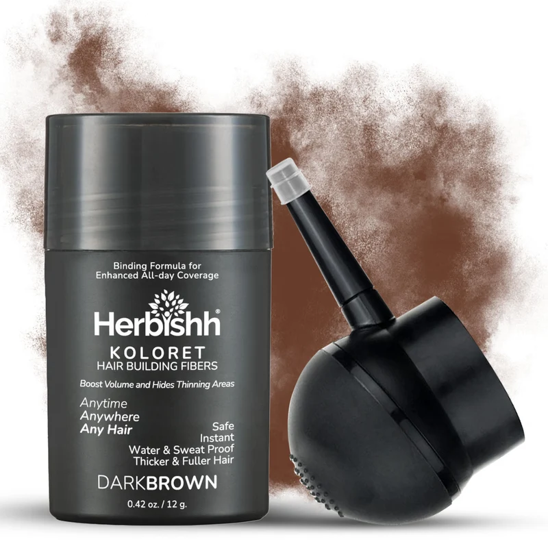 Dunkelbraun – Herbishh Koloret Haaraufbaufasern – 12 g