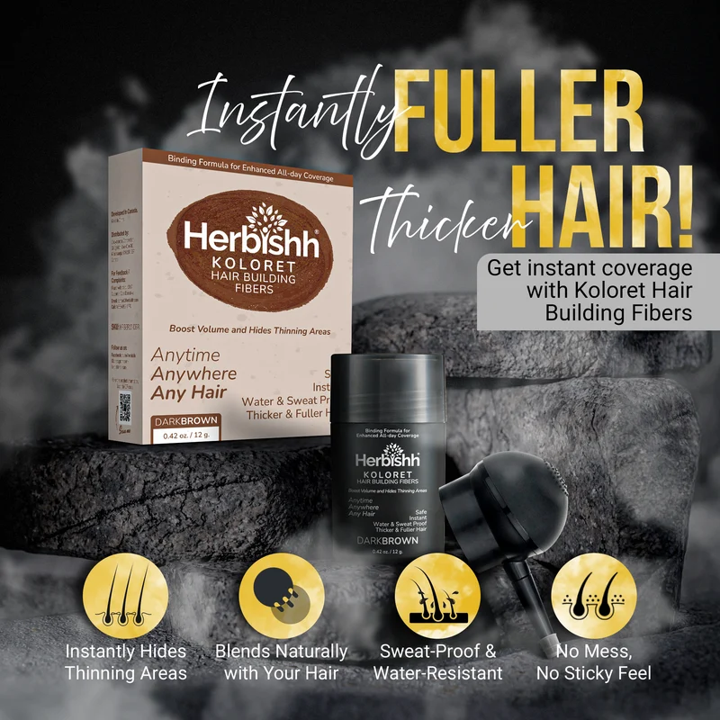 Dunkelbraun – Herbishh Koloret Haaraufbaufasern – 12 g