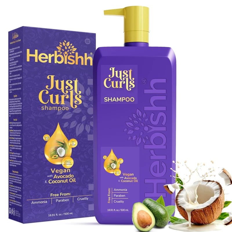 Just Curls Shampoo-Herbishh