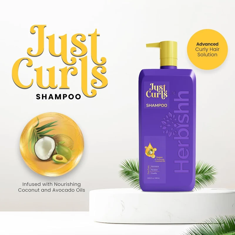 Just Curls Shampoo-Herbishh