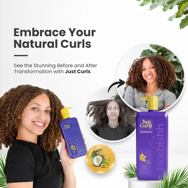 Just Curls Shampoo-Herbishh