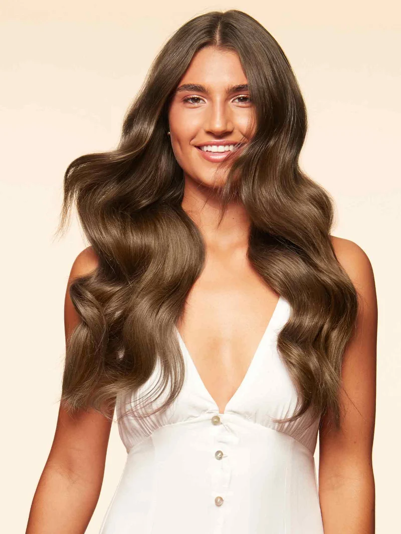 20" Neutral Brown Halo® Hair Extensions (180g)