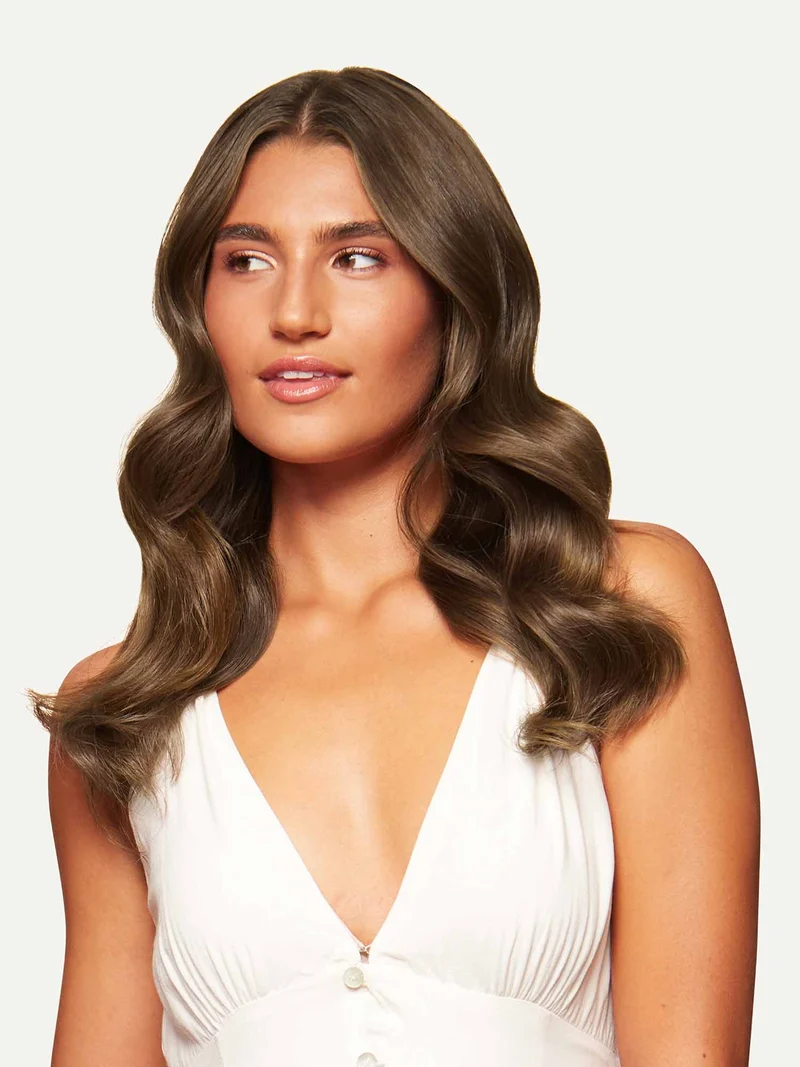 16" Neutral Brown Halo® Hair Extensions (140g)