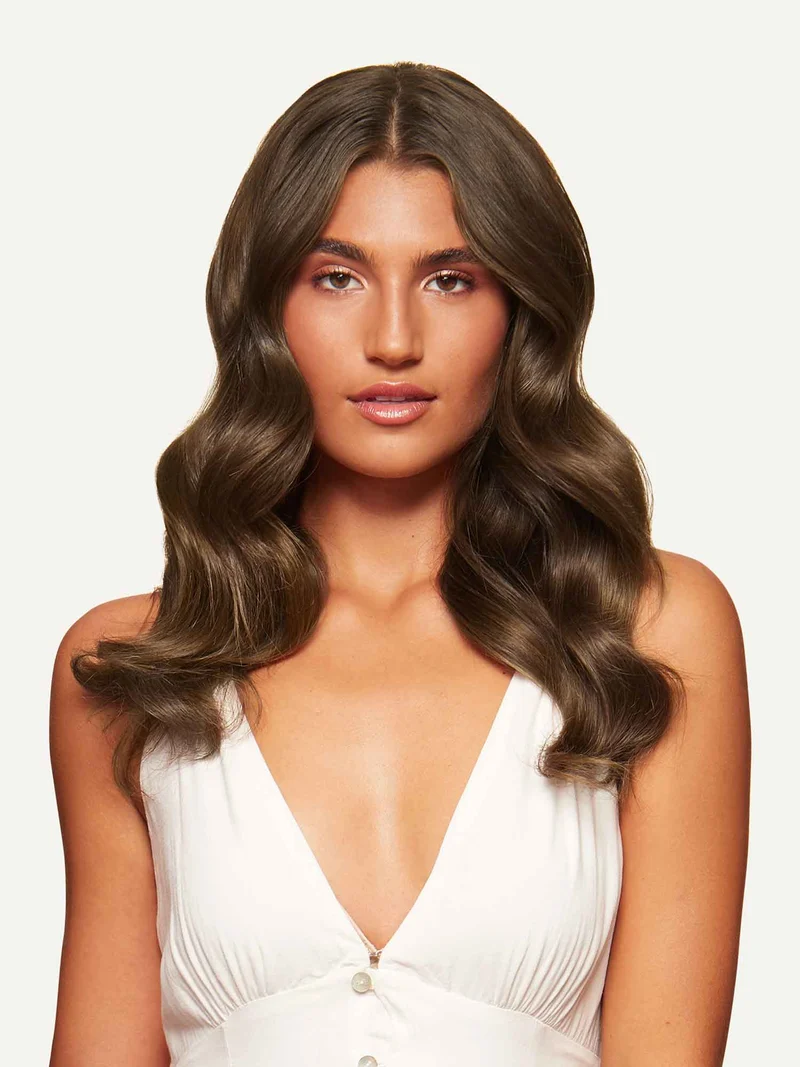 16" Neutral Brown Halo® Hair Extensions (140g)