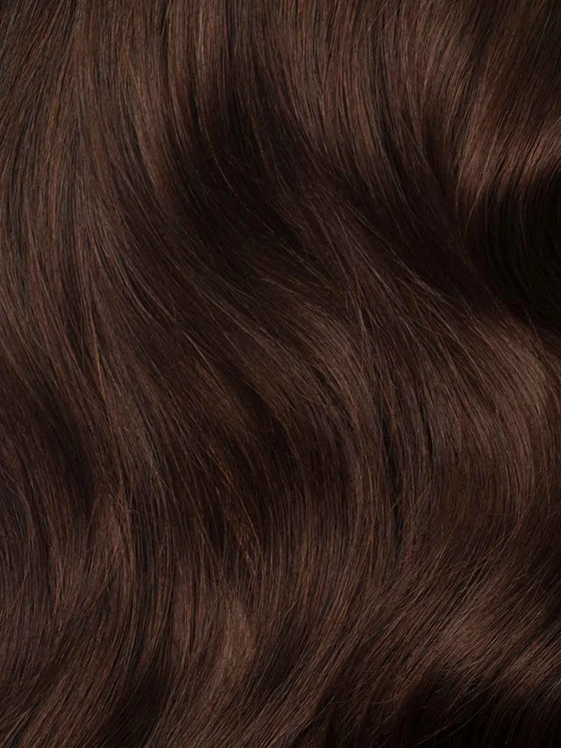 12" Chocolate Brown Halo® Hair Extensions (150g)