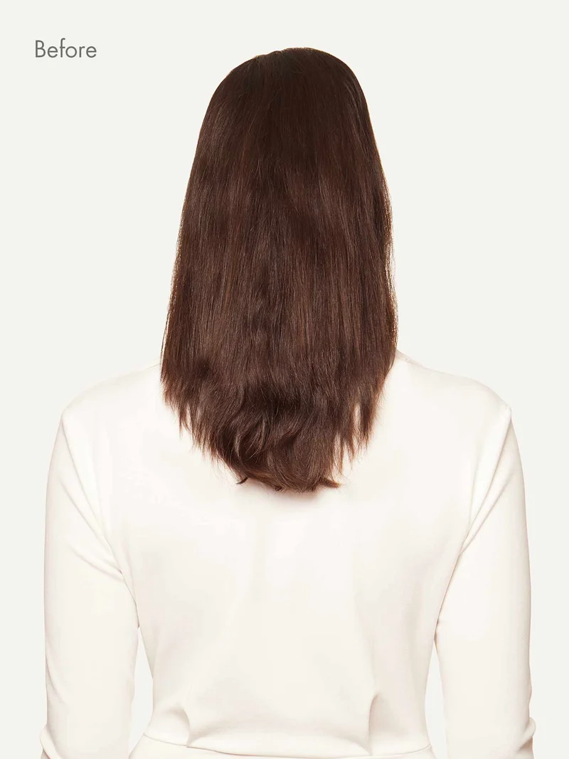 20" Chocolate Brown Halo® Hair Extensions (180g)