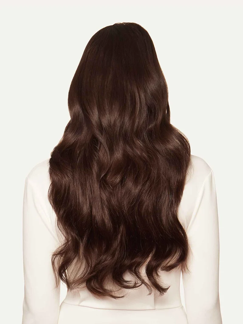 20" Chocolate Brown Halo® Hair Extensions (180g)