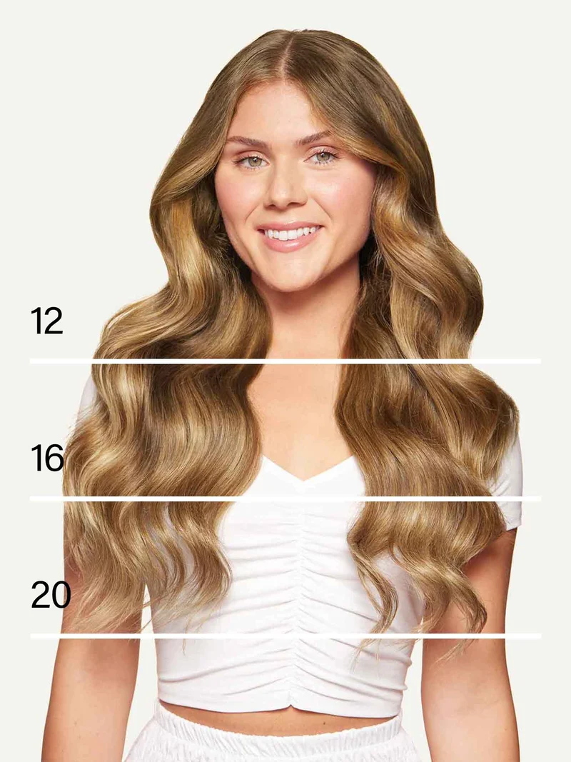 16" Bronde Balayage Halo® Hair Extensions (140g)