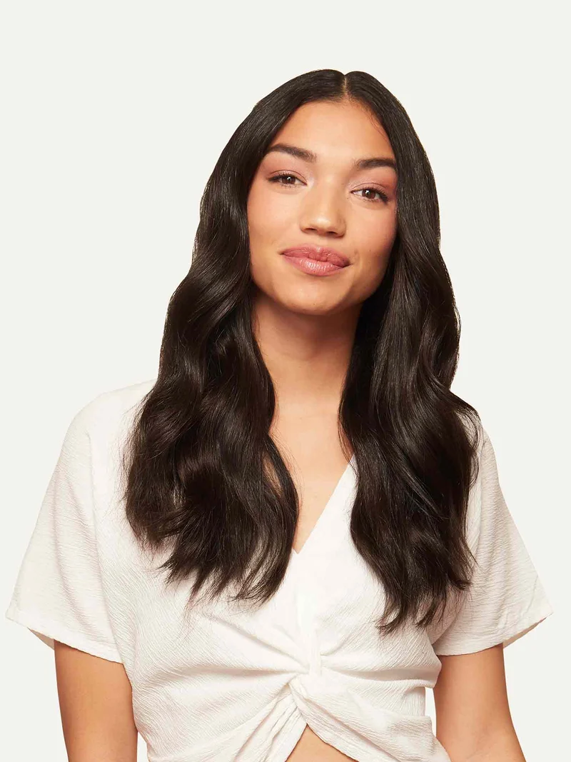 16" Mocha Brown Halo® Hair Extensions (140g)