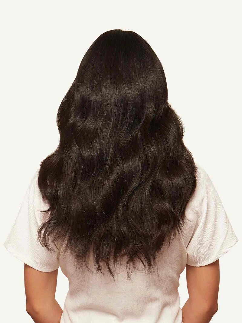 16" Mocha Brown Halo® Hair Extensions (140g)