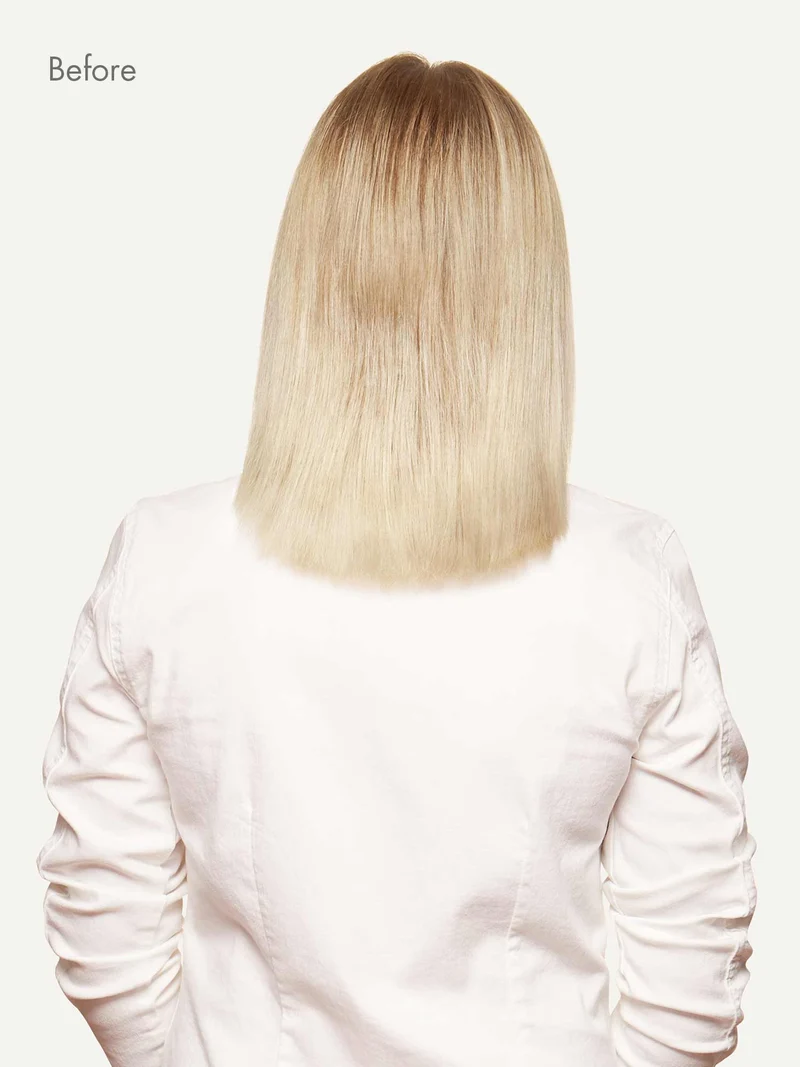 16" Dimensional Beige Blonde Halo® Hair Extensions (140g)