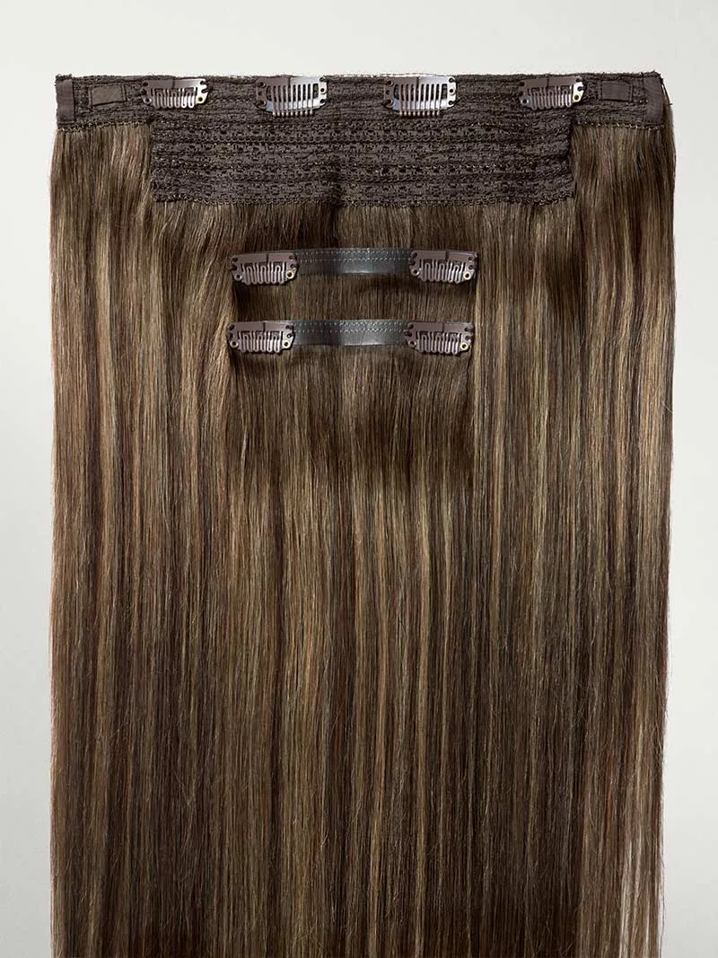 20" Dimensional Rooted Sunkissed Brown Halo® Hair Extensions (180g)