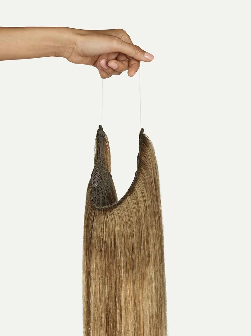 12" Bronde Balayage Halo® Hair Extensions (150g)