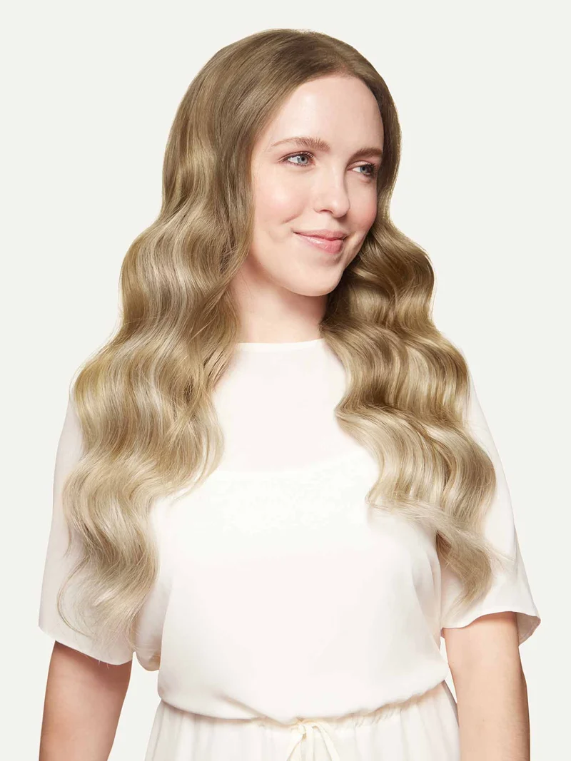20" Natural Blonde Balayage Halo® Hair Extensions (180g)