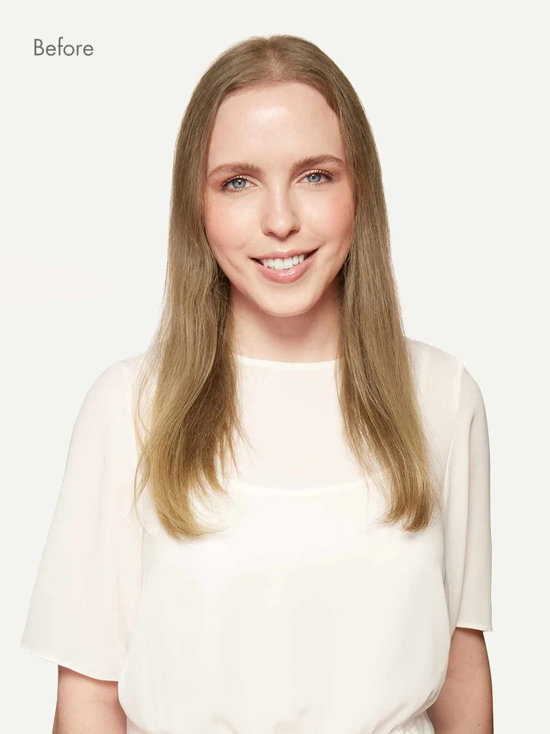 20" Natural Blonde Balayage Halo® Hair Extensions (180g)