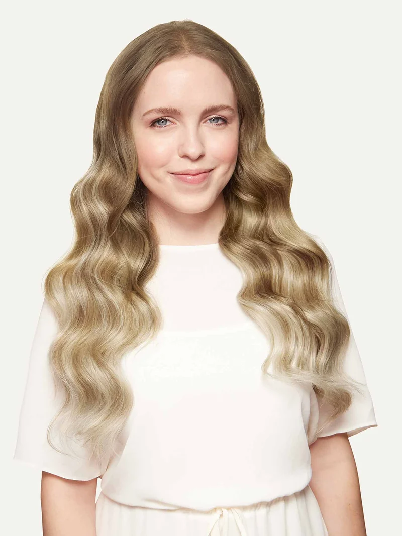20" Natural Blonde Balayage Halo® Hair Extensions (180g)