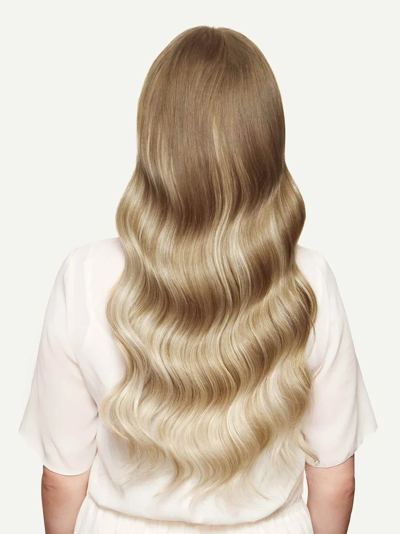 20" Natural Blonde Balayage Halo® Hair Extensions (180g)