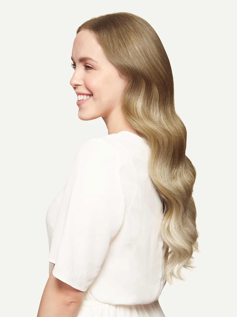 20" Natural Blonde Balayage Halo® Hair Extensions (180g)