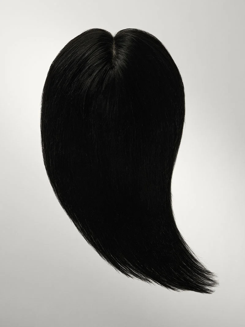 14" Jet Black Hair Topper & 12” Halo® Bundle (215g)