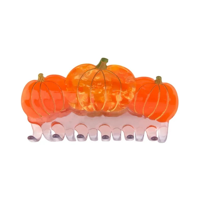 Pumpkin Large Hair Claw