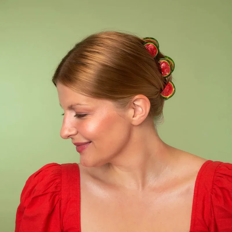 Watermelon Mini Hair Claw