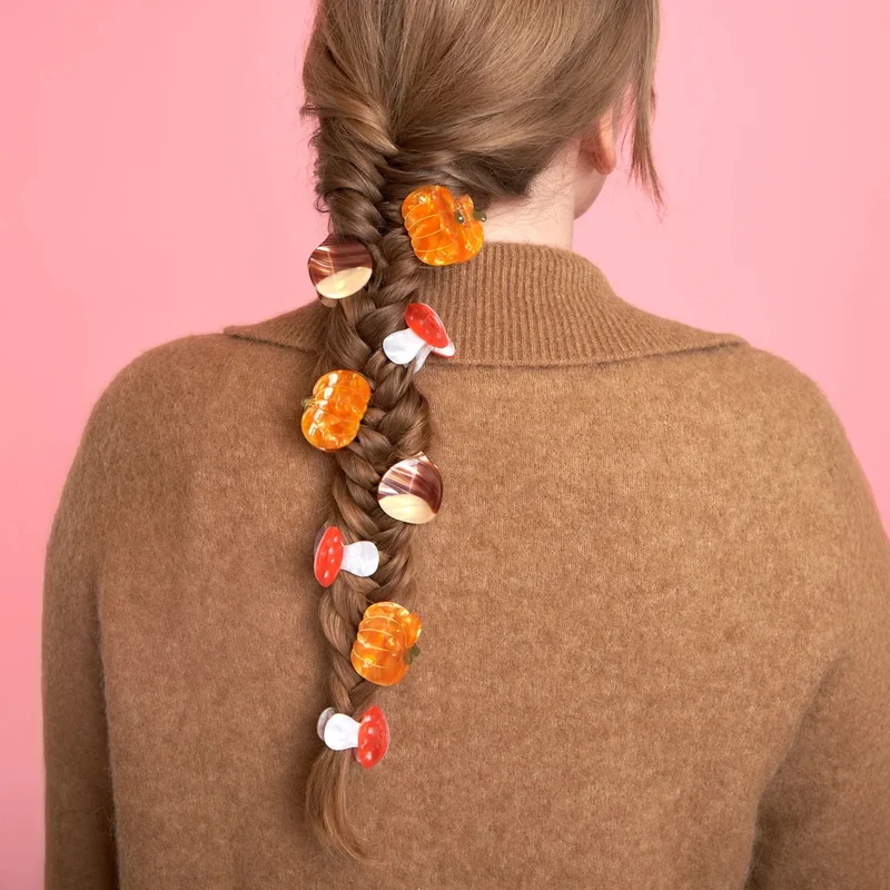 Mushroom Mini Hair Claw