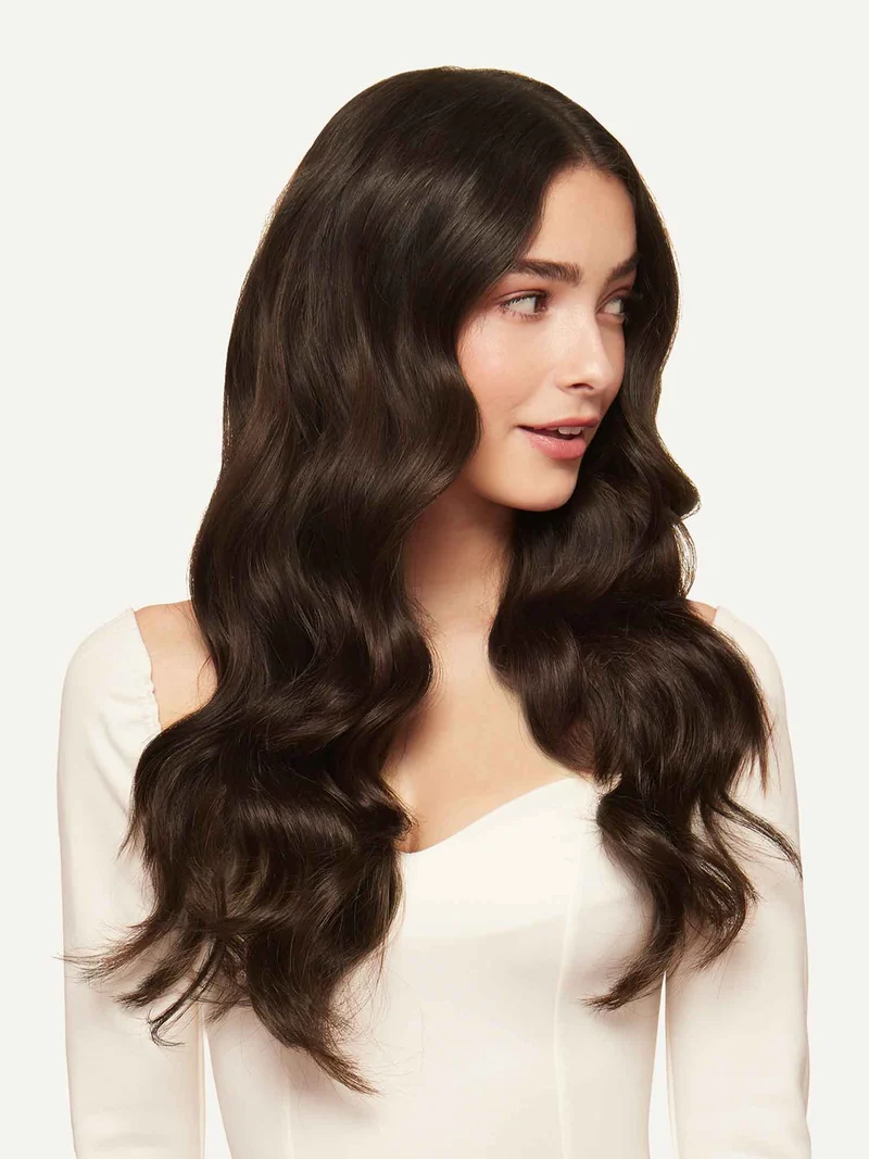 20" Dark Brown Halo® Hair Extensions (180g)