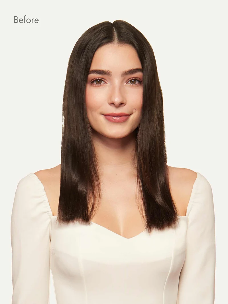 20" Dark Brown Halo® Hair Extensions (180g)