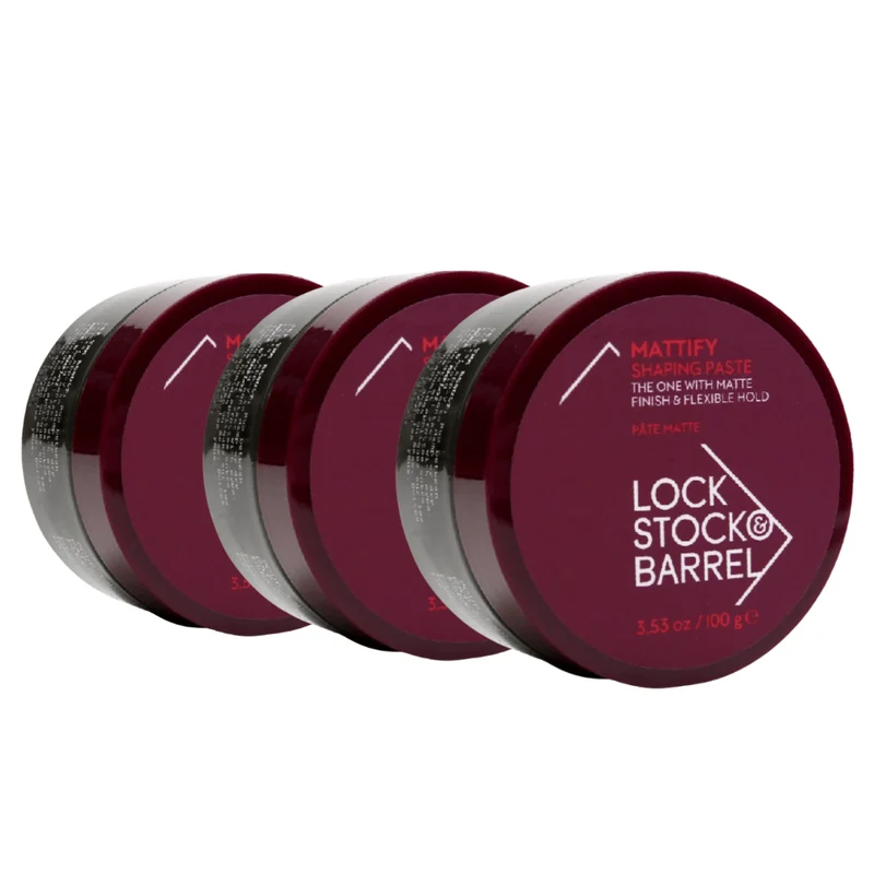 Lock Stock & Barrel Mattify Shaping Paste 3x100gr