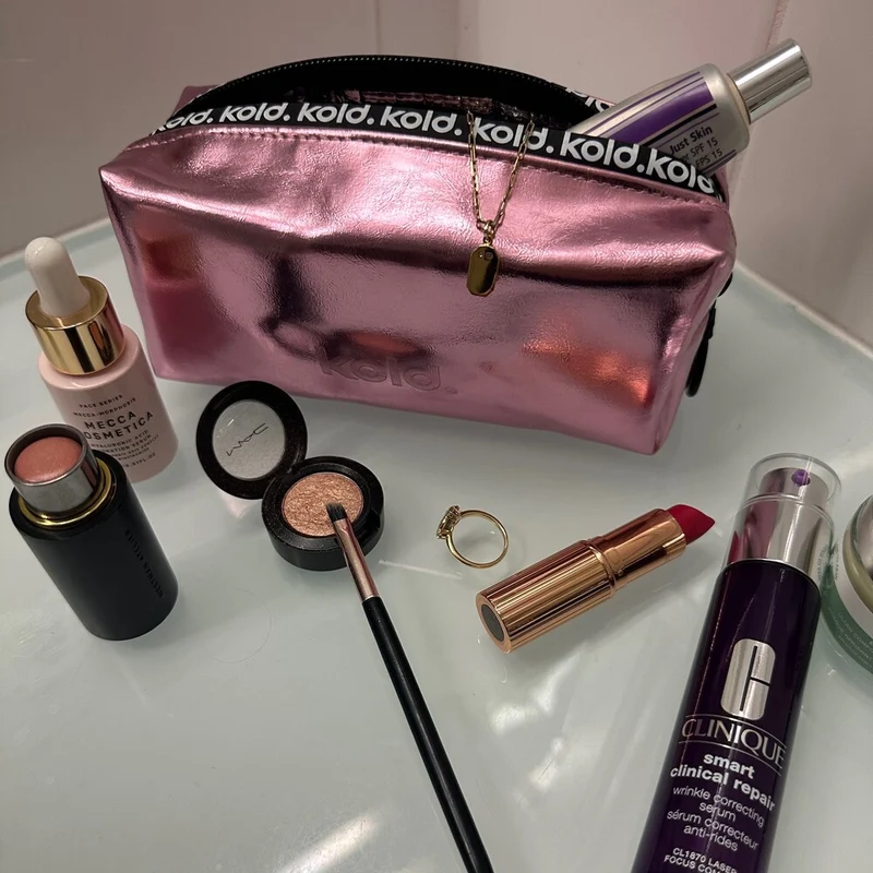 Mini Insulated Makeup Bag Rose